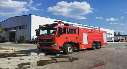 國六18米舉高噴射消防車