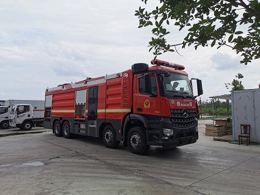 國六奔馳18噸水罐消防車